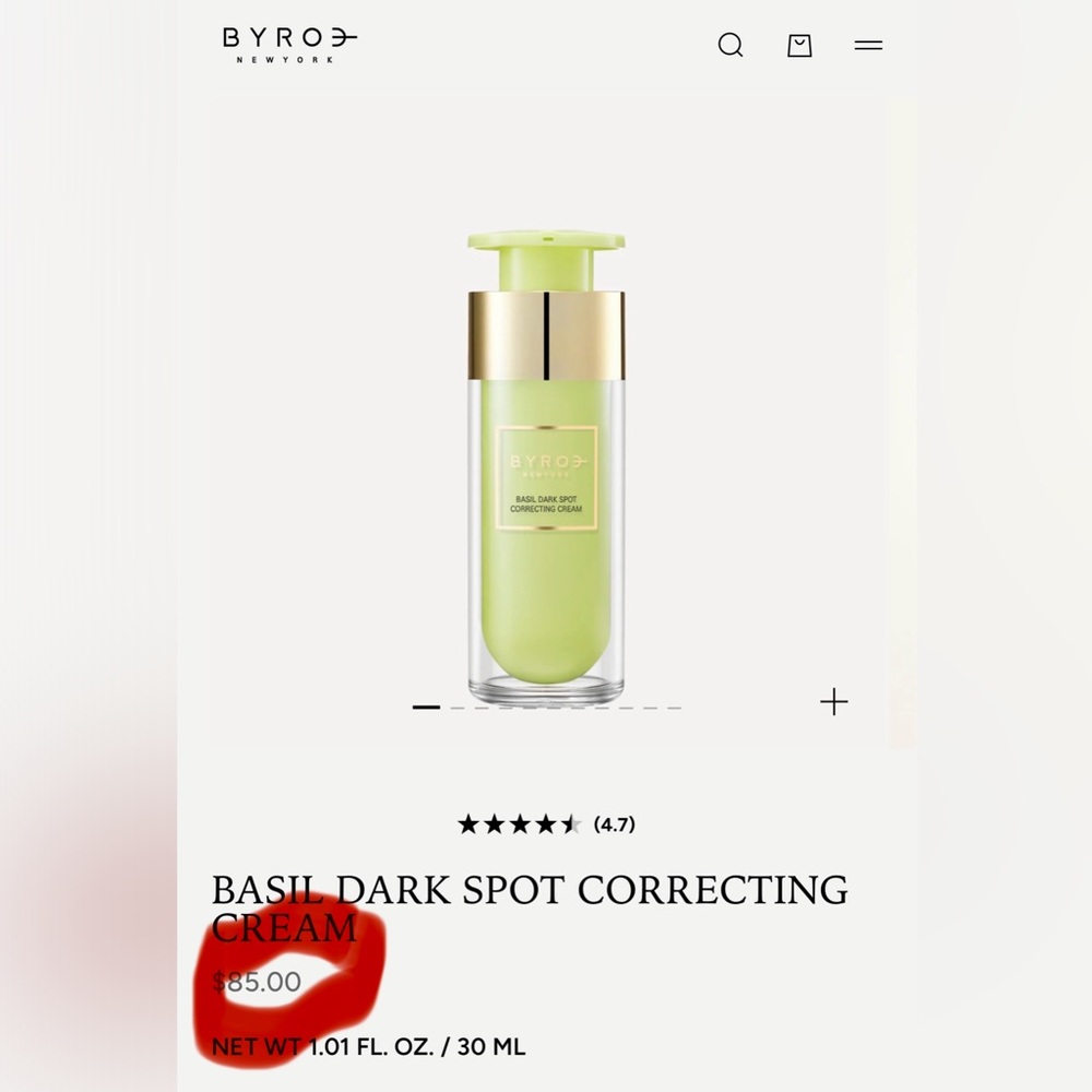 BYROE New York Skincare basil dark spot treatment - Picture 2 of 7